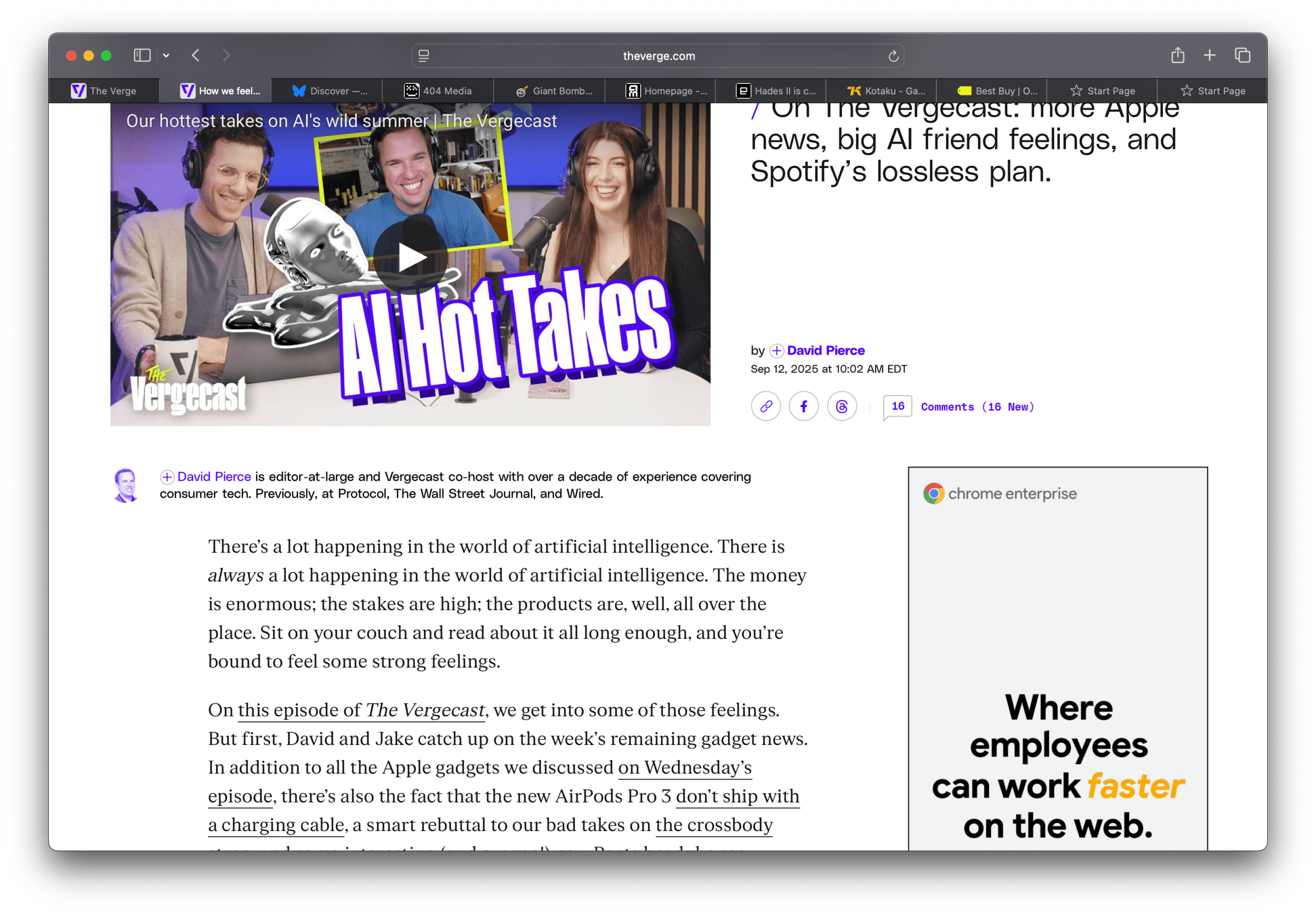 <em>For reference, here was Safari in macOS Sequoia.</em>